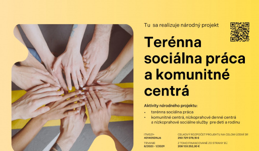 Terénna sociálna práca a komunitné centra 